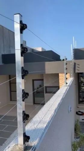 Cerca elétrica 6 fios com ou sem monitoramento
