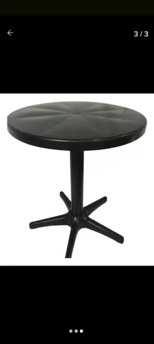 Mesa pé central desmontável 