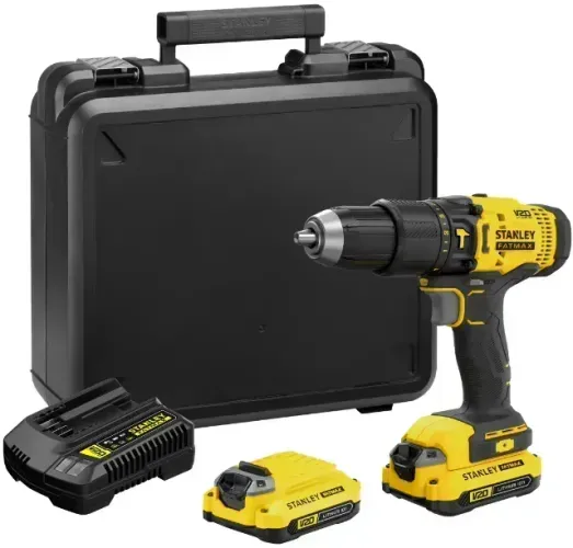Parafusadeira/furadeira a bateria com impacto, 20 V, fonte bivolt automática, SCD711C2K-BR