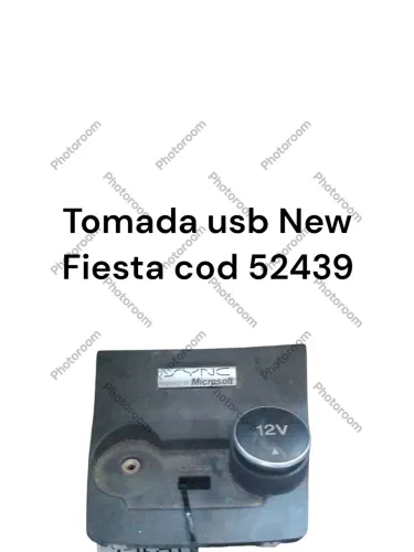 Tomada Usb New Fiesta Cod 52439 Preto
