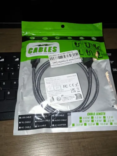 Cabo hdmi 4k 1m