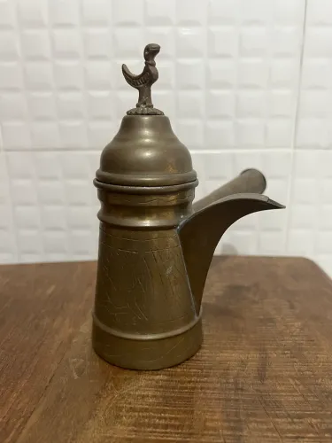 Bulê Turco Cezve (antiguidade/raro) para a leitura da borra do café 