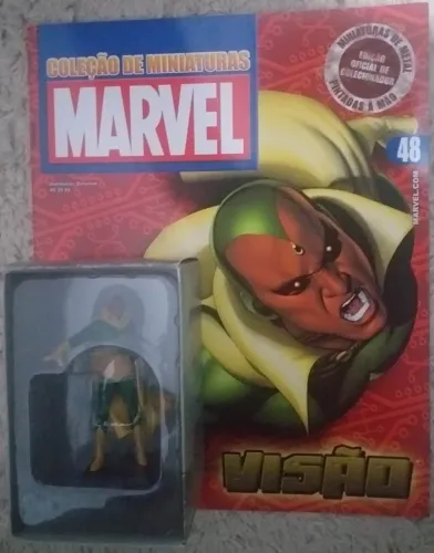 Visão - Coleção de Miniaturas Marvel Eaglemoss n. 48