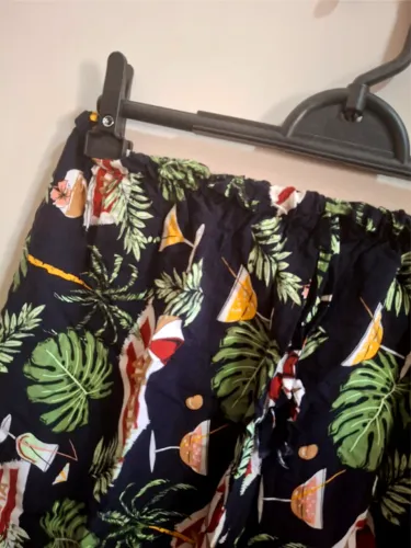 short masculino estampado
