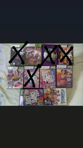 Jogos Xbox 360 e The Sims Pc