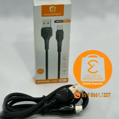 Cabo USB Carregador Tipo-C 4.8A H'Maston HB01-3
