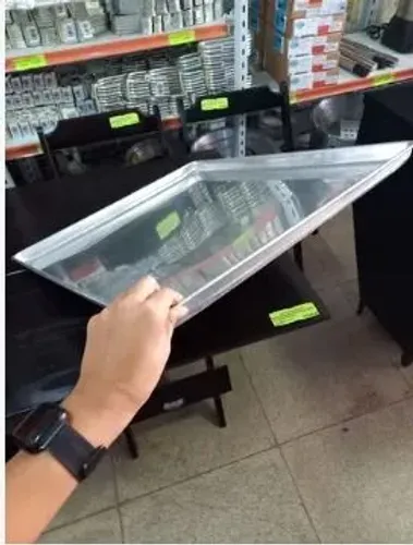 Bandeja De Alumínio 58x70 - Novo 