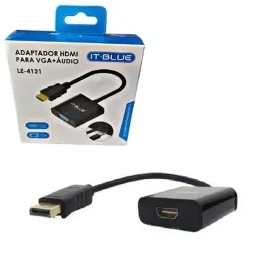Adaptador Conversor DP Display Port x HDMI Ful HD 1920x1080