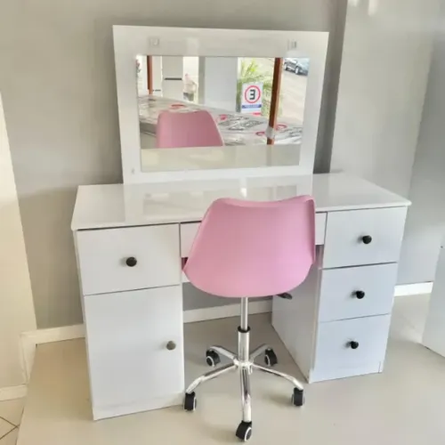 Penteadeira Camarim com LED Lisper - Entrega e Monta na Hora