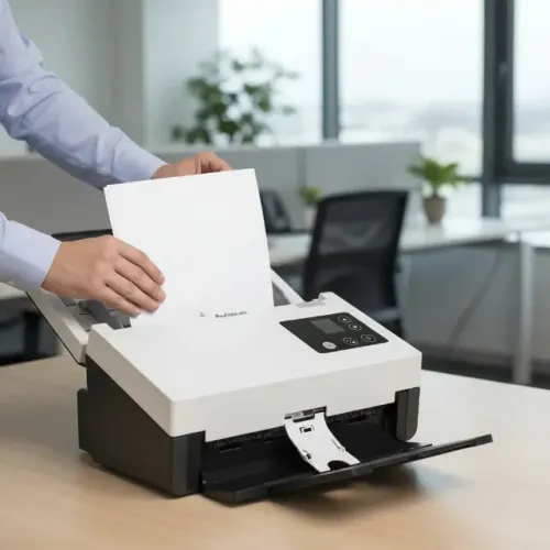 Scanner Profissional Wifi Duplex Avision Ad345wn 60ppm Branco (Usado)