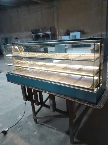 Balcão Expositor de Vidro para lanchonetes, Padaria/Confeitaria