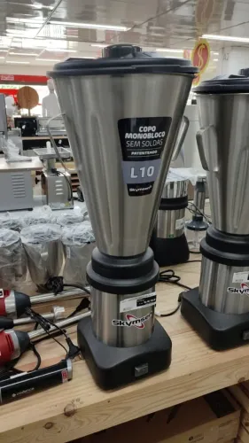 LIQUIDIFICADOR INDUSTRIAL 10L BIVOLT BAIXA ROTAÇÃO L10 SKYMSEN