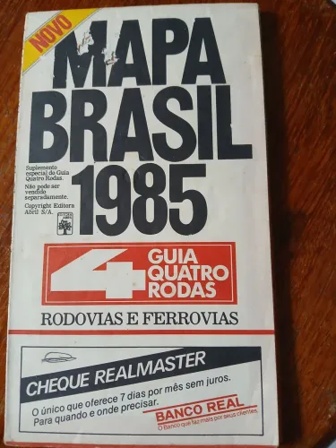 Mapa Brasil 1985 4rodas 