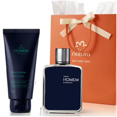 Perfume Natura Homem Essence + Gel para barbear
