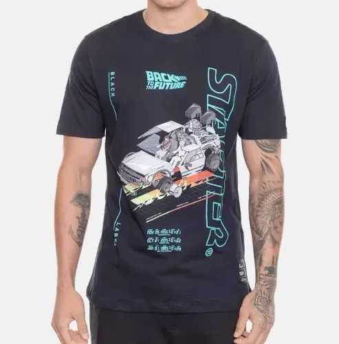 Camisa De Volta para o Futuro - Preta ou Branca - Starter - tamanho P - Nova!