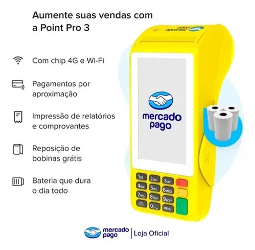 Máquina de cartão point pro 3