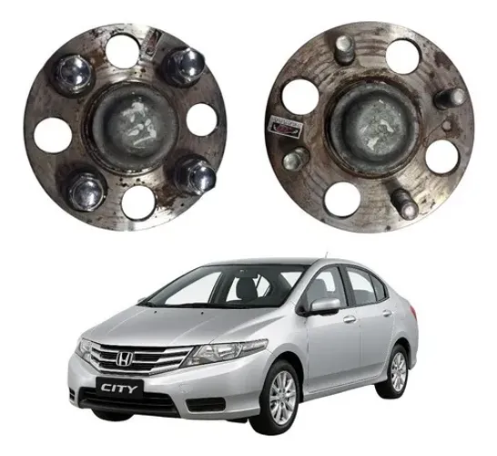 Par Cubo De Roda Traseira Honda City 1.5 2010 2014