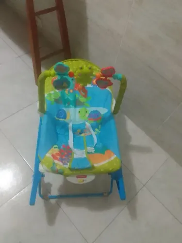 Cadeirinha de descanso crescendo comigo sapinho Fisher Price