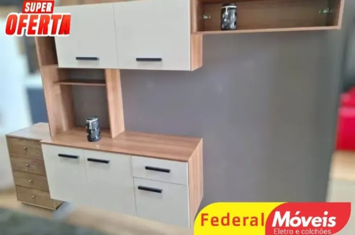 Armário para Cozinha Suspenso 1,80m - Novo e Super Funcional!
