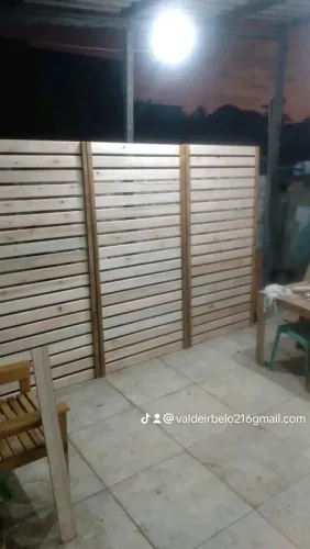 Painel de madeira para decoração