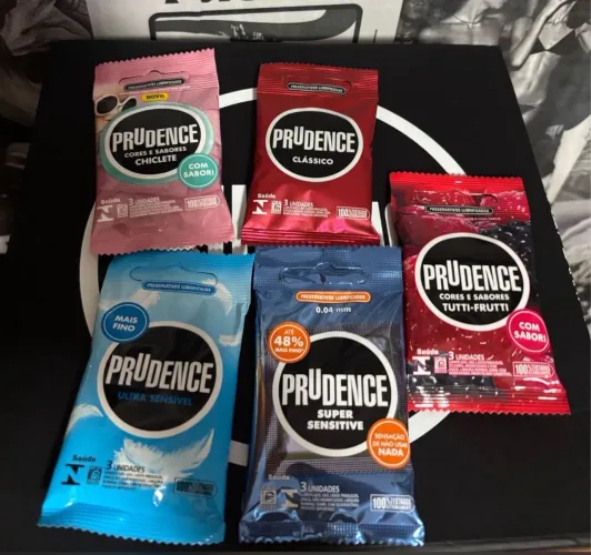 kit 5 preservativos prudence