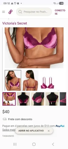 Soutien Maravilhoso Victoria Secret 36C C80 Novo