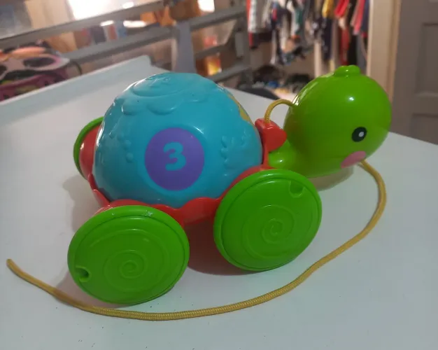 Empurra tartaruga Fisher-Price