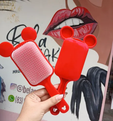 Escova de cabelo Mickey