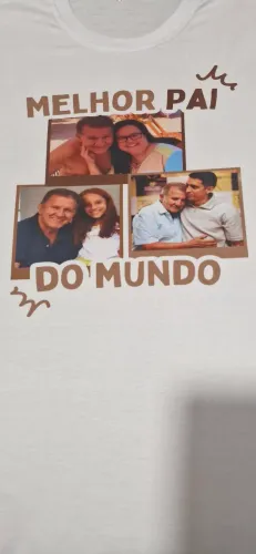 Camiseta personalizada com fotos a partir de 30,00