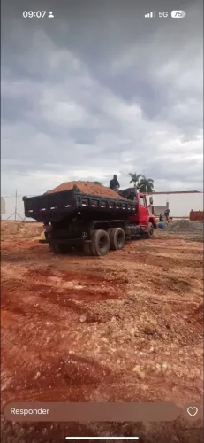 ATERRO - CAMINHÃO TERRA - TERRAPLENAGEM