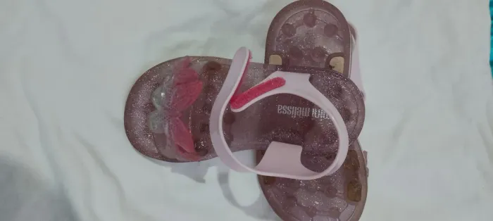 Sandália Mini Melissa Infantil Detalhe Borboleta