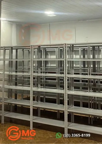 Estante de aço para escritório - pronta entrega