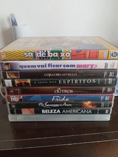 Lote de DVDs de filmes