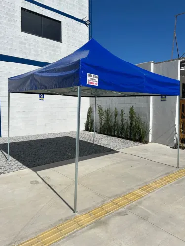 Tenda Azul para Eventos e Comércios - Nova!