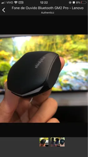 Fone de Ouvido Bluetooth Lenovo GM2 Pro