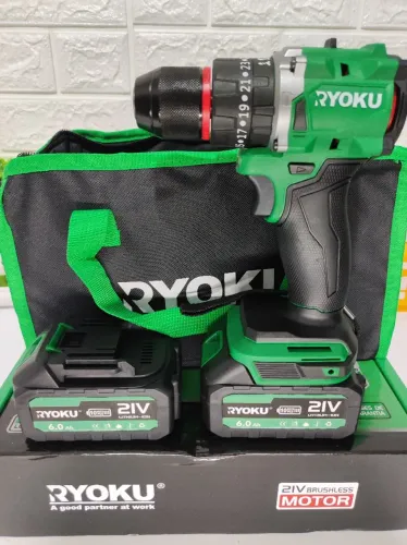 Furadeira/Parafusadeira Impacto Brushless 21v 45 N.M - Ryoku