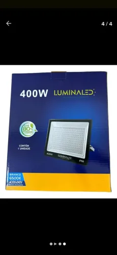 Refletor LED 400W super gigante  Lumina led Branco 6500K IP66