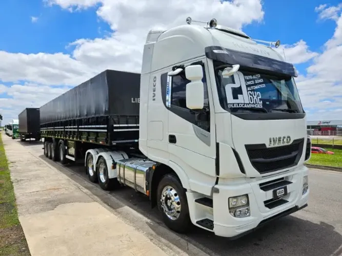 Iveco Hiway 440 6x2 Ano 2021 Teto Alto Automático + 4 Eixo Librelato Ano 24 13.5 x 2mts