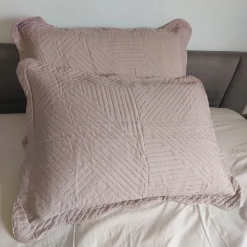 NOVO | Par Porta Travesseiros 70x50cm Rosê Matelassê Com Abas (fronhas)