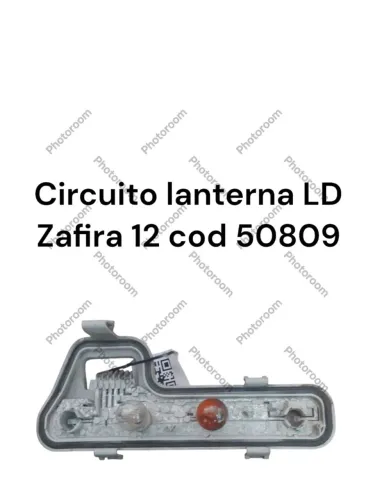 Circuito Lanterna Traseira LD Zafira 12