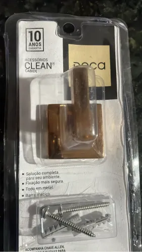 Cabide Deca Clean Gold 