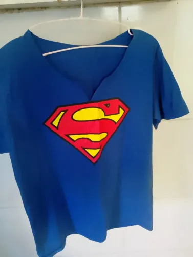 Camiseta Superman Azul
