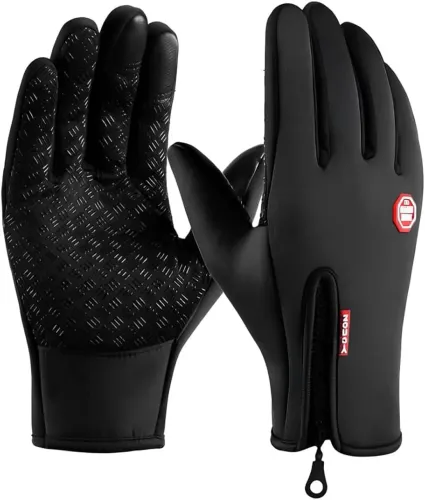 Luva impermeável esportiva para motociclistas ideal para entregadores e motoboys 