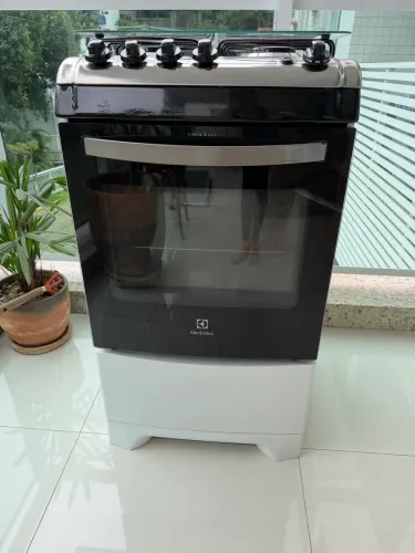 Fogão 4 bocas eletrolux branco
