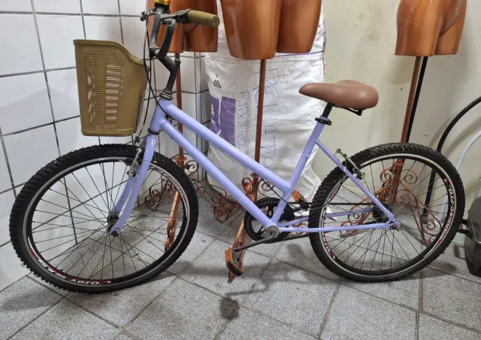 Bicicleta Retrô lilás