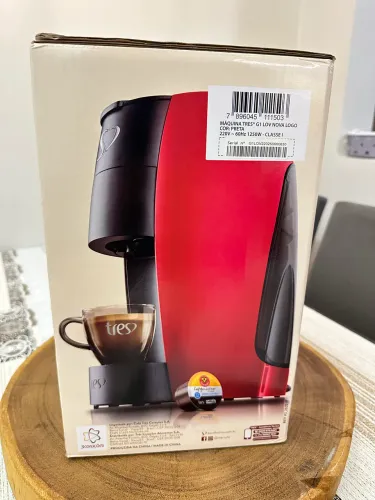 Cafeteira Expresso TRES Luna PRETA