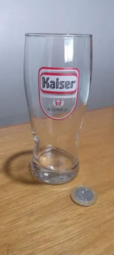 Copo tulipa antigo da Cerveja Kaiser