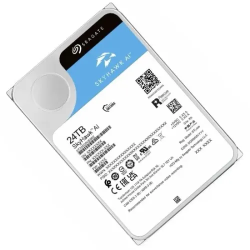 HD Seagate SkyHawk AI ST24000VE002 24TB 3.5" 7200RPM 512MB - Novo lacrado!