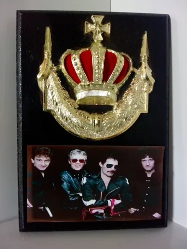 Queen Freddie Mercury quadro logo 3D