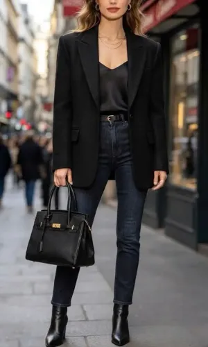 Bolsa de Ombro/Mão Estruturada Estilo Birkin Premium em Couro Sintético